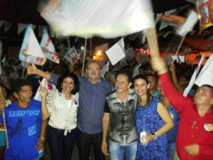 Em São Benedito do Rio Preto com Doutor Creomar Mesquita, a vereadora Teresa Mesquita e lideranças comunitárias