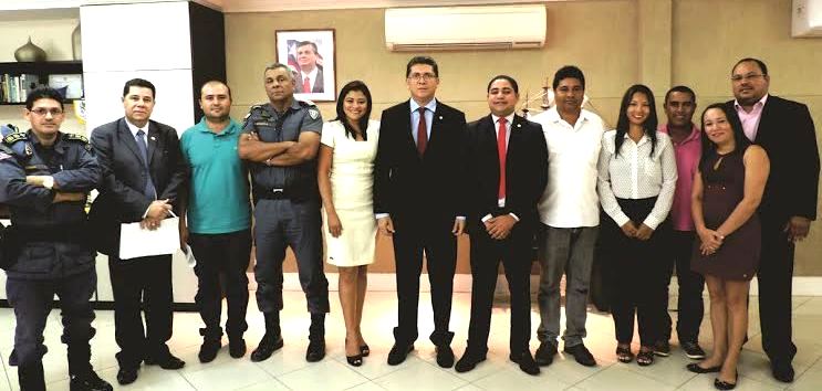 E se reúne com o chefes da Segurança Pública do Maranhão