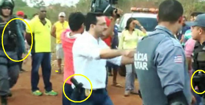 Policiais armados mantiveram eleitores de Teresa ad acuados em Coroatá; ação deve se repetir em São Luís
