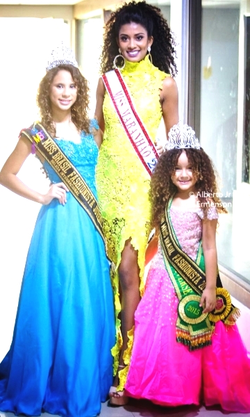 Deise com Calrinha D'Eça e Betinha Marques: três gerações de Miss Maranhão